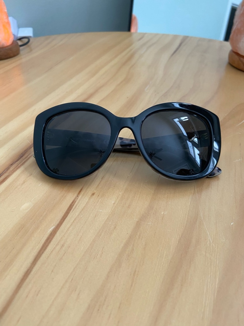 Dolce & Gabbana Black Oversized Women's Sunglasses
